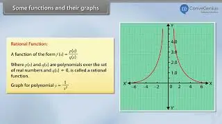 Some type of Functions and their Graphs