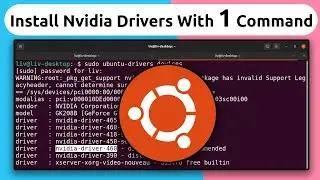 How To Install Nvidia Drivers in UBUNTU LINUX 