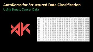 170 - AutoKeras for structured data classification using the Wisconsin breast cancer data set