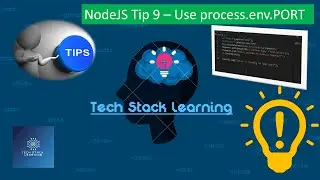 NodeJs Tip 9 | Use process.env.port | Top Tips and Tricks for Clean and Efficient Code 