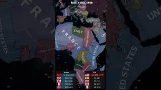 1990 United States Army VS 1936 World #shorts #ww2 #hoi4