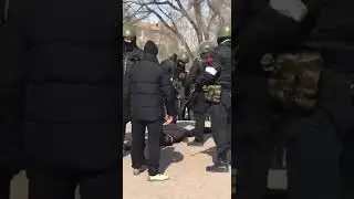 Избиение мирных людей в Бердянске