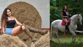 ⚡️ Code Hr2 Horse Riding Vamp | Sexy girls riding horses - Miss Melanie ⚡️