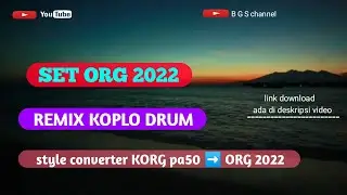 SET ORG 2022, REMIX KOPLO DRUM 👍