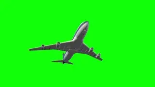 Airplane Compilation on Green Screen - Airplane Compilation on Chroma Key
