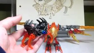 Lego Bionicle 2016 review:Ikir,creature of Fire(71303)(RUS)