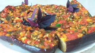 I tried eggplant from a neighbor and now I also cook like that, almost every day!