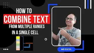 How to concatenate or Combine text from multiple cells || Different methods to combine text