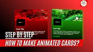 CSS Magic! Animated Cards with HTML, CSS, & JS💡🚀