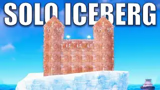 i built a solo iceberg fortress...