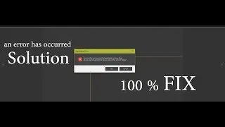 An error has occurred on 3Ds Max Solutions
