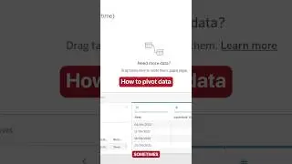 How To Pivot Data in 