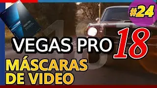 VEGAS PRO 18: MÁSCARA DE VIDEOS, cómo recortar u ocultar áreas de un video. Tutorial 24 español 2020