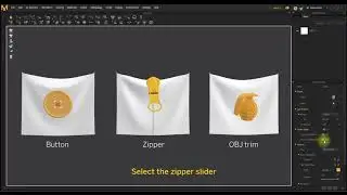Marvelous Designer 8:  Adjust Trim Weight
