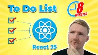 I built a TODO list in 8 MINUTES, using ReactJS & Javascript!
