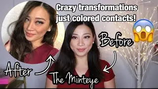 Amazing contact lenses for dark eyes | try on contact lenses the minteye