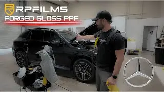 INSTALLING RPFILMS GLOSS PPF ON THIS MERCEDES BENZ GLC