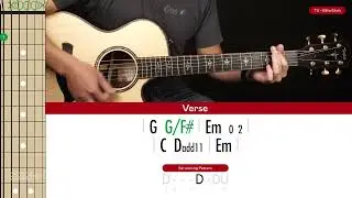 TV Guitar Cover Billie Eilish 🎸|Tabs + Chords|