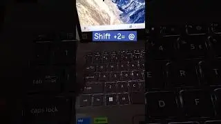 At @ Symbol in Computer 🖥️ Laptop 💻#shorts #computer #trending #viral #video #tricks #shortsvideo