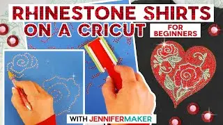 Rhinestone Shirts with Cricut the EASY way!