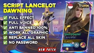 Script Skin Lancelot Dawning - Swordmaster No Password | Lancelot hero