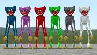 HUGGY WUGGY ALL COLORS!! Garry's Mod [Poppy Playtime]