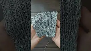 Пряжа как серебро, оказалась оч классной!связала себе топ, оцените😁
