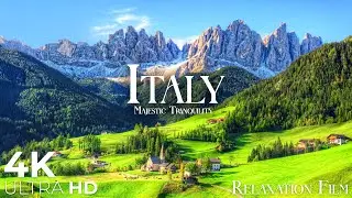 Italy 4K - Scenic Relaxation Film with Meditation and Healing Music - 4K Video UltraHD