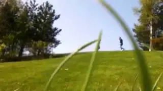 Me & Mhairi rolling down a hill !!