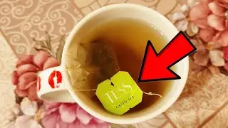 Как сделать так чтобы чайный пакетик не тонул ?