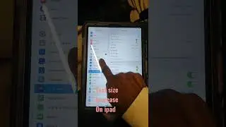 How to Text size increase in ipad