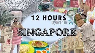 How I spent my 12 hour layover in Singapore  (narrated by my mom) | VLOG 7