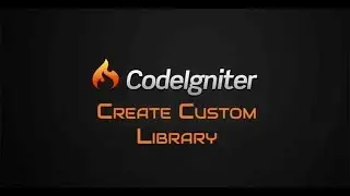 how to add custom library in codeigniter and send email