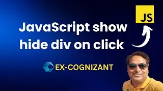 JavaScript show hide div on click