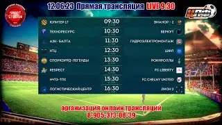 12.06.2023 ЮПИТЕР 17 - ВИАНОР 2 3 ЛИГА, LIVE 