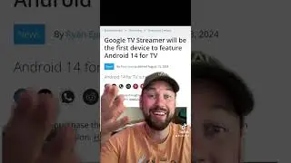 Google Chromecast tv getting updated to Android Tv 14!!! #googletv