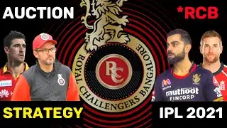 IPL 2021 : Royal Challengers Banglore (RCB) Auction Strategy, Players Target & Gameplan For IPL 2021