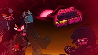 Friday Night Funkin' vs Whitty Corruption: Night Trouble Full Week Gameplay Part 2 | (FNF/Hard mod)