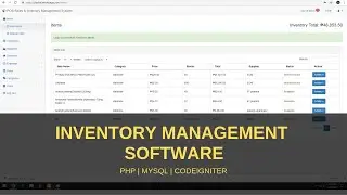 Sales and Inventory Management System | Point of Sales