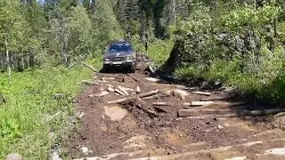 Исузу Му через гать