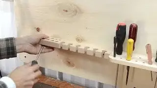 Making wall tool holders