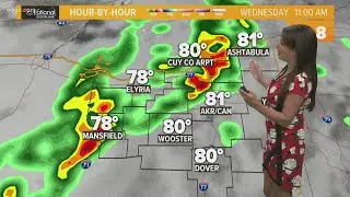 Tracking more scattered storms: Cleveland weather forecast with Hollie Strano for August 11, 2021