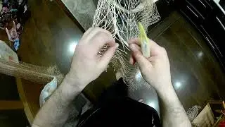 Насаживаю вентиль (сшиваем заготовку и одеваем кольца) 2 ч.