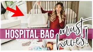 WHAT'S IN MY HOSPITAL BAG 2020 FOR LABOR + DELIVERY! 3RD BABY MUST-HAVES + PACK WITH ME @Brianna K
