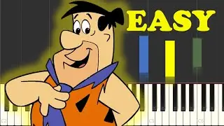 The Flintstones Theme Song Piano Tutorial EASY