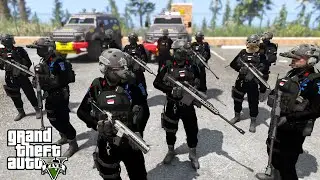 Diduga Markas KKB! Densus 88 Langsung Bergerak Cepat! GTA 5 Mod Polisi Indonesia