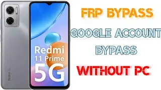 Redmi 11 Prime 5G Frp bypass MIUI14 WITHOUT PC Android 13 HOW TO Redmi Prime 5GFrp Bypass .2024 Frp