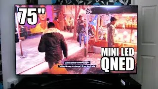 LG 75” QNED Mini LED TV | 4K 120HZ HDMI 2.1 Gaming | DOLBY VISION IQ / ATMOS