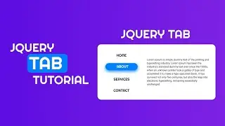 How to create tabs using HTML, CSS and JavaScript