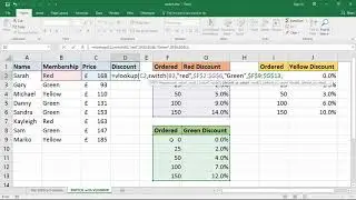 Excel SWITCH Function - Nested IF's Just Got Easier